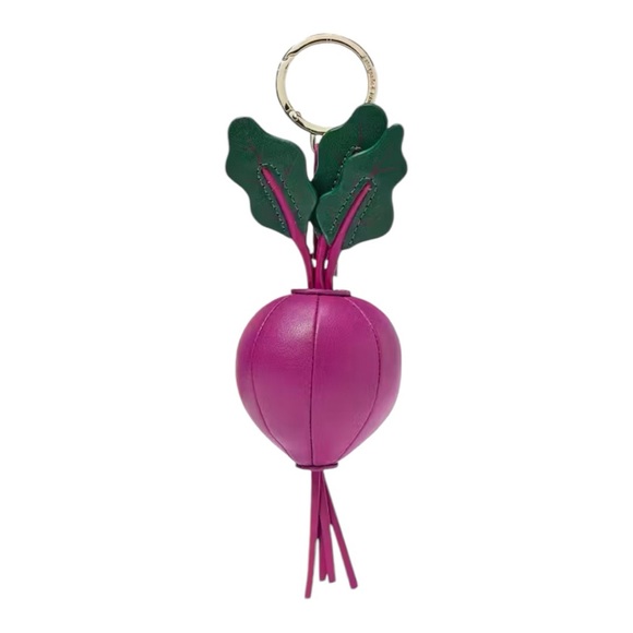 ♠️kate spade Harvest Time 3D Beet Keychain, Baja Rose Multi NWT - Picture 1 of 11
